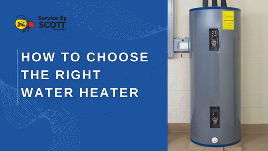 how to choose the right water heater